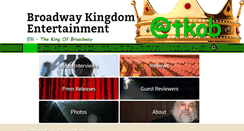 Desktop Screenshot of broadwaykingdom.com